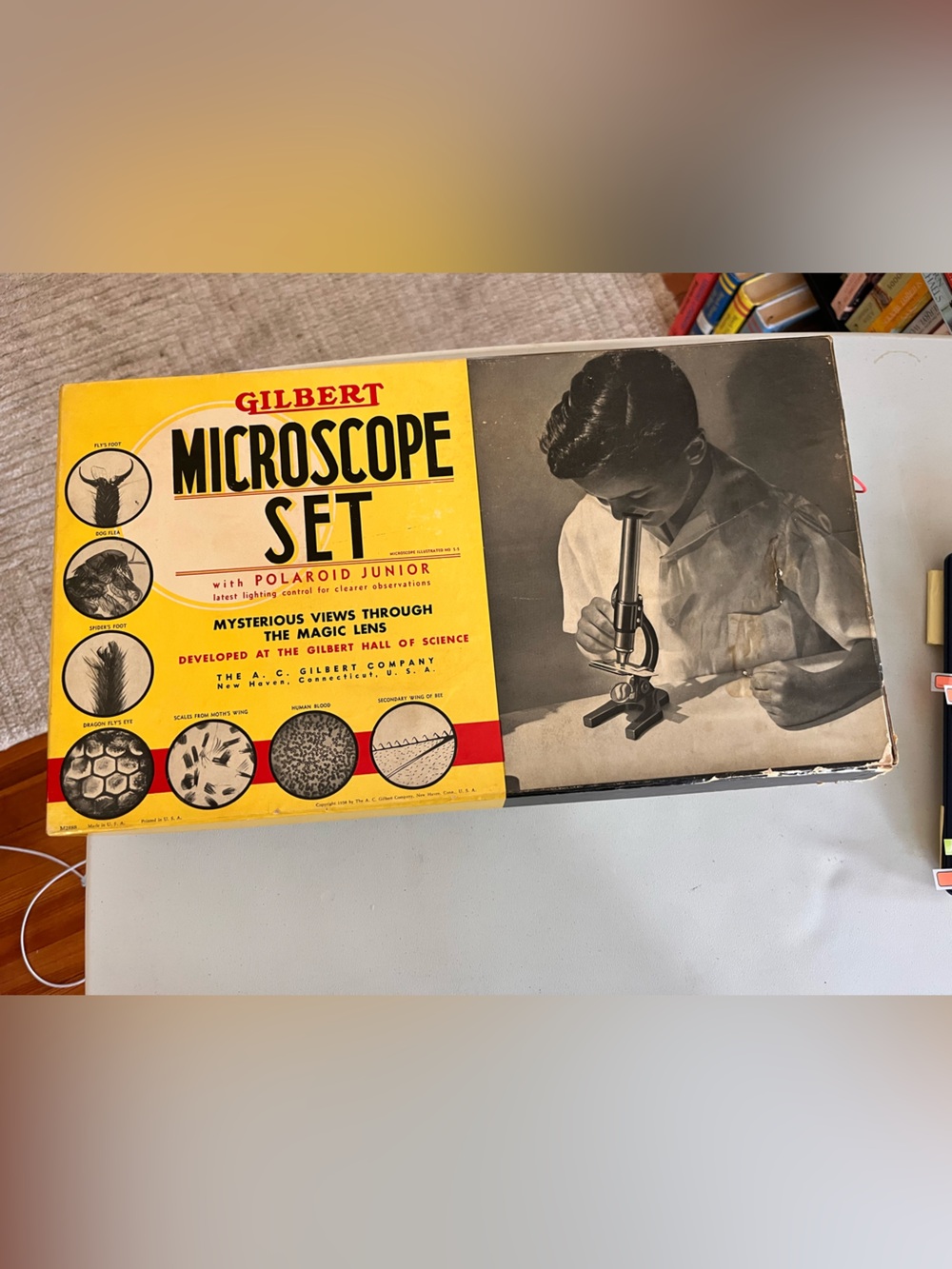 Gilbert Microscope Set - Yellow Box